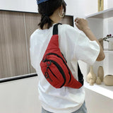 Women Small Techwear Bags Crossbody Handbags Casual Bags Outdoor Waist Bags