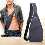 Anti-Theft Men's Messenger Bags Sling Shoulder Bags Chest Pack