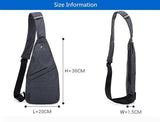 Anti-Theft Men's Messenger Bags Sling Shoulder Bags Chest Pack