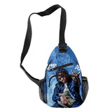 DUGG Crossbody Chest Bags Waterproof Sports Travel Bags 3D Print Shoulder Bags