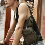 Canvas Drop Leg Bag Waist Fanny Pack Belt Hip Bum Military