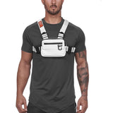 Men's Tactical Chest Bag Vest Hip Hop Multifunction Crossbody Shoulder Sling Pac