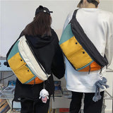 Nylon Waist Packs Waterproof Large Banana Unisex Belt Bag Fanny Pack