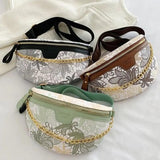 11 Inch Chest Bag, Pu Breast Bag, Chest Pack for Short Trip