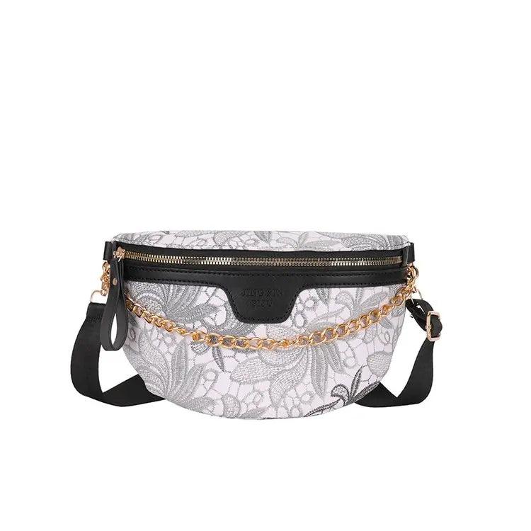 11 Inch Chest Bag, Pu Breast Bag, Chest Pack for Short Trip