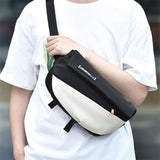 Waterproof Man Waist Bag Fanny Pack Chest Crossbody Bag