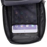 Men's Oxford Shoulder Bag USB Chest Bag