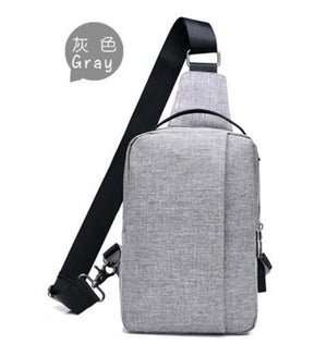 Men's Chest Bag Canvas Crossbody Leisure Bag
