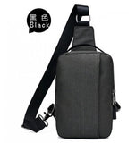 Men's Chest Bag Canvas Crossbody Leisure Bag