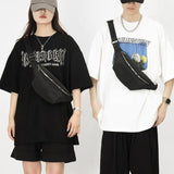 Classic Hip Hop Chest Bag Unisex Fanny Pack Big Belt Waist Bag