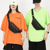 Classic Hip Hop Chest Bag Unisex Fanny Pack Big Belt Waist Bag