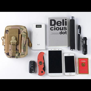 Military Molle Pouch Waist Bag Camo Waterproof Nylon Men Fanny Pack