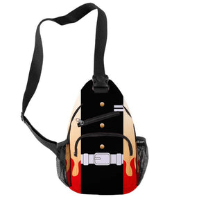 Demon Slayer Chest Bag Waterproof Outdoor Crossbody Bag