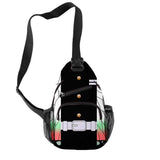 Demon Slayer Chest Bag Waterproof Outdoor Crossbody Bag