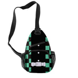 Demon Slayer Chest Bag Waterproof Outdoor Crossbody Bag