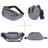 Canvas Waist Bag Phone Belt Pouch
