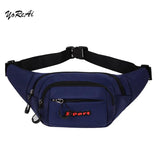 Men Waist Bag Casual Functional Money Phone Pouch Belt Bag