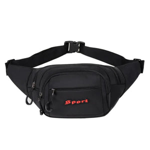 Men Waist Bag Casual Functional Money Phone Pouch Belt Bag