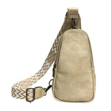 Vintage Messenger Bag Shoulder Sling Chest Pack Bag Retro Adjustable Strap