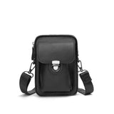Men's Leather Single Shoulder Bag Outdoor Leisure Mini Waist Bag
