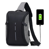Summer Men's Chest Bag USB Charging Leisure Multi-function Small Bag