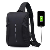 Summer Men's Chest Bag USB Charging Leisure Multi-function Small Bag