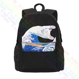 Personalised School Sport Bag - Rip Cat Dip Great Wave 01 Backpack