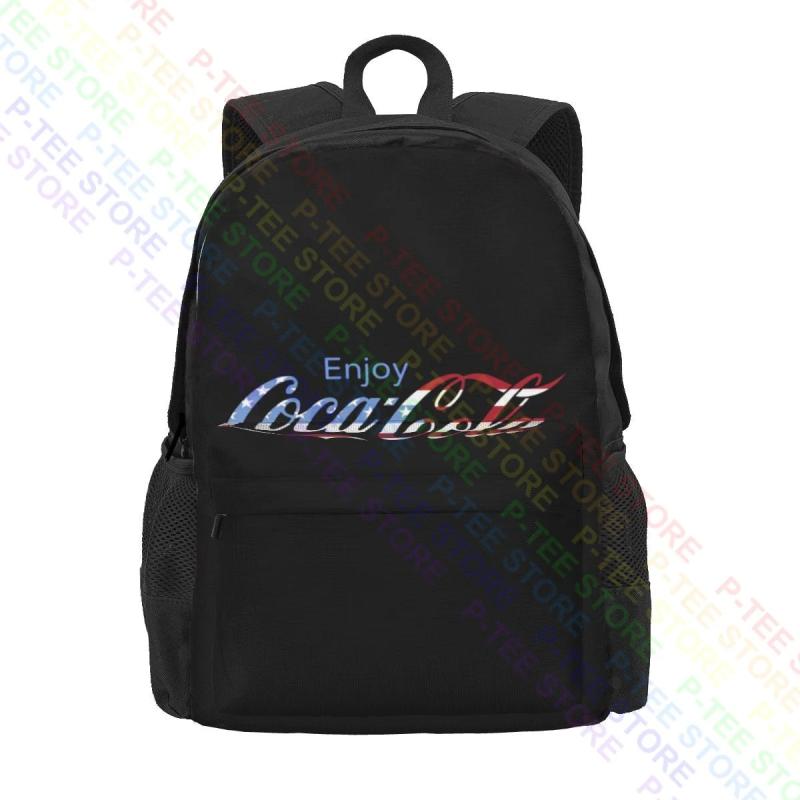 Coke Cola American Flag Large Backpack