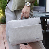 PU Laptop Sleeve Shoulder Bag for 12/14/16in Notebook
