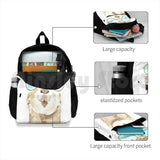 Llama Aviator Watercolor Hiking Backpack Sports Bag
