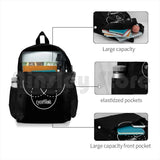 Outdoor Hiking Backpack Waterproof Camping Travel Science Fiction Galaxy