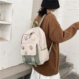 Female High School College Student Schoolbag Student Rucksack