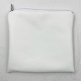 Tefillin Bag Square Geometric Design PU Leather Zipper 21x21cm