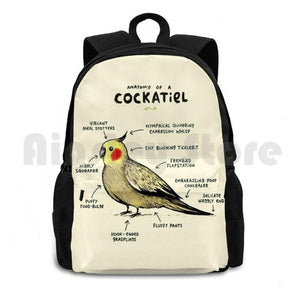 Cockatiel Outdoor Hiking Backpack Riding Climbing Sports Bag