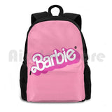 Vintage Pink Hiking Backpack Climbing Sports Bag