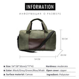 Scione Canvas Duffle Shoulder Bag for Travel, Men, Women