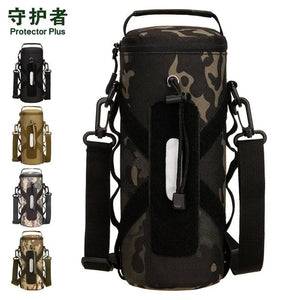 1000ml Tactical Water Bottle Bag Kettle Pouch Camo Army Outdoor Travel