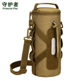 1000ml Tactical Water Bottle Bag Kettle Pouch Camo Army Outdoor Travel