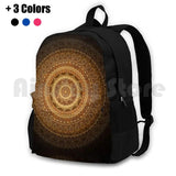 Outdoor Hiking Backpack Climbing Sports Bag Yoga Mandala Pattern