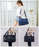 Women's Travel Bags Hand Luggage Handbag Sports Gym Shoulder Bag Weekend Duffel