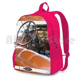 Vintage Car Dashboard Outdoor Hiking Backpack