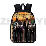 Harajuku Chainsaw Man 3D Backpack College Student Bag