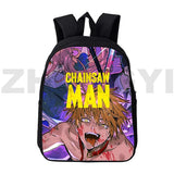 Harajuku Chainsaw Man 3D Backpack College Student Bag