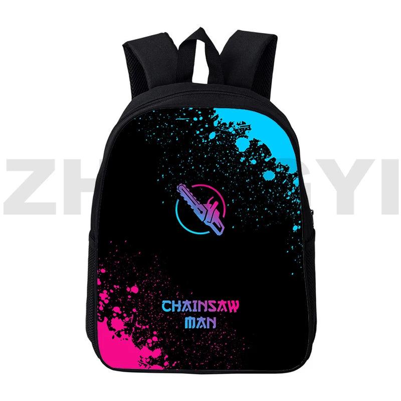 Harajuku Chainsaw Man 3D Backpack College Student Bag