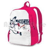 Vintage Chicago Baseball-Distressed Outdoor Hiking Backpack