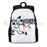 Vintage Chicago Baseball-Distressed Outdoor Hiking Backpack