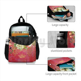 Vintage Raspberry Outdoor Hiking Backpack Waterproof Camping Travel
