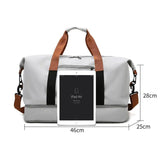Large Capacity Unisex Travel Bag with Wet Separation