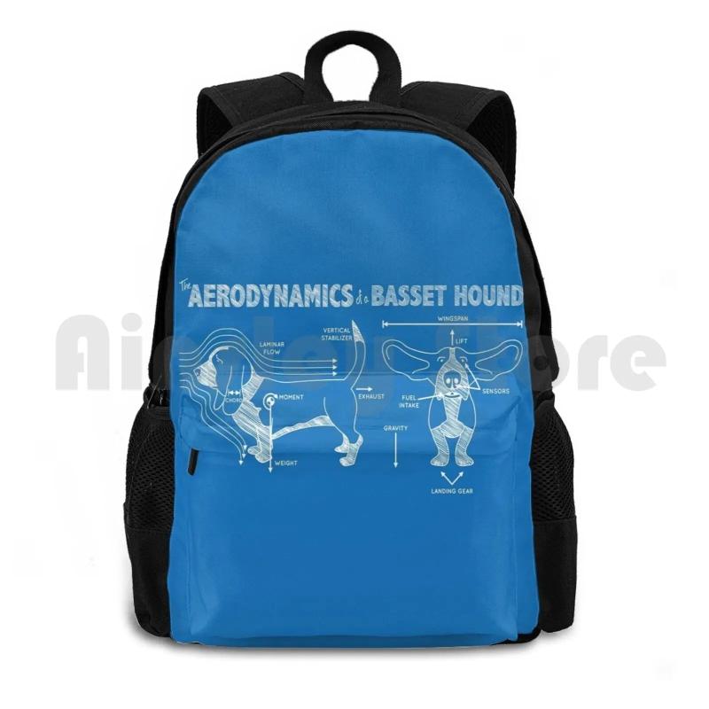 Basset Hound Outdoor Hiking Backpack for Climbing