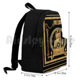 Baroque Woman Pattern Embroidered Hiking Backpack